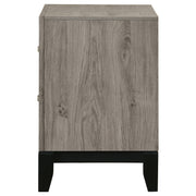 Valen 2-drawer Nightstand Bedside Table Light Taupe