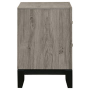 Valen 2-drawer Nightstand Bedside Table Light Taupe
