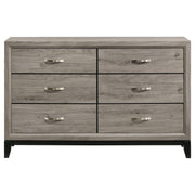 Valen 6-drawer Bedroom Dresser Cabinet Light Taupe