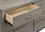 Valen 6-drawer Bedroom Dresser Cabinet Light Taupe