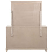 Pembroke 6-drawer Bedroom Dresser with Mirror Washed Oak