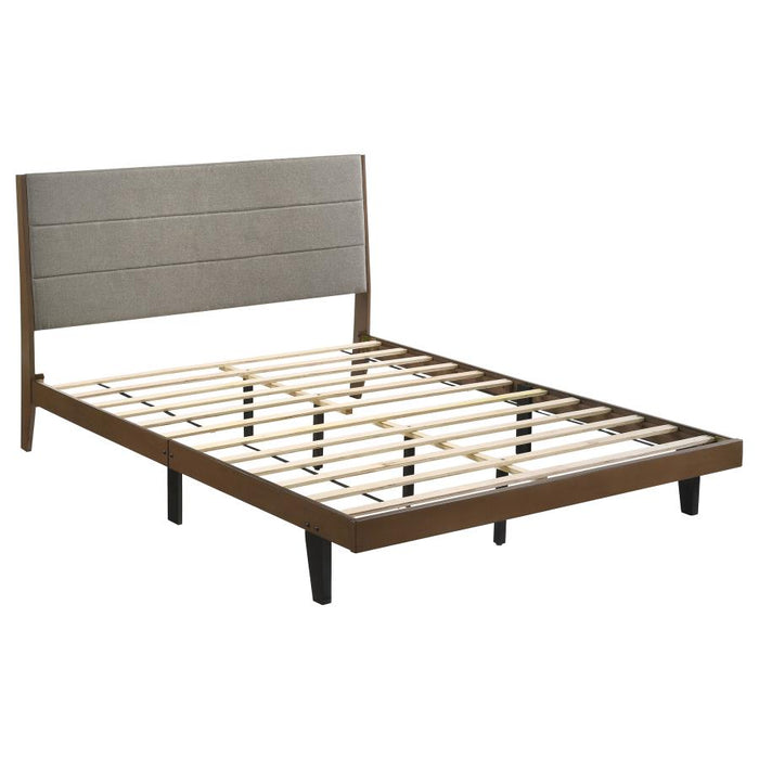 Mays Wood Eastern King Panel Bed