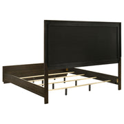Atlas 4-piece California King Bedroom Set Dark Oak