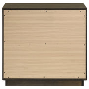 Atlas 2-drawer Bedroom Nightstand Bedside Table Dark Oak