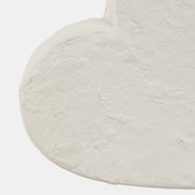 8x8" Textured Ecomix Heart, Ivory