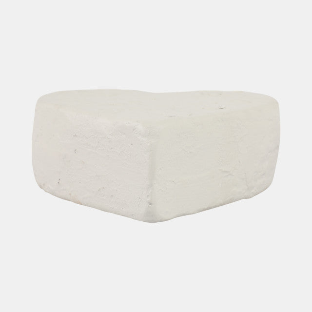 8x8" Textured Ecomix Heart, Ivory