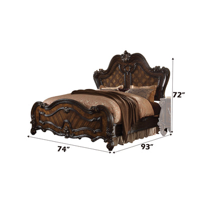 Versailles Queen Bed - Cherry Oak