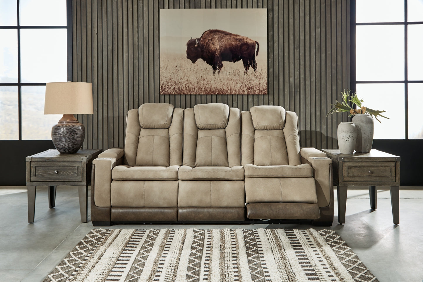 Next-Gen Durapella PWR REC Sofa with ADJ Headrest