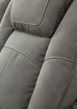 Next-Gen Durapella Power Reclining Loveseat with Console & Adjustable Headrest
