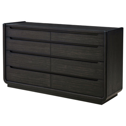 Leandro 8-drawer Bedroom Dresser Cabinet Burnished Black
