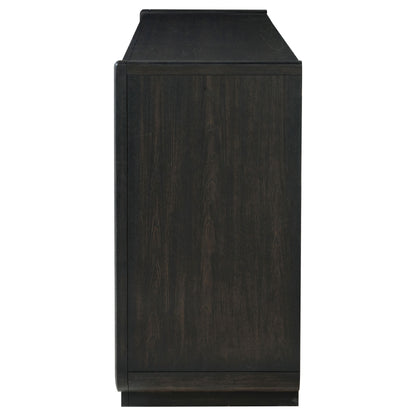 Leandro 8-drawer Bedroom Dresser Cabinet Burnished Black