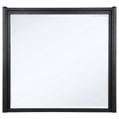 Leandro Dresser Mirror Burnished Black