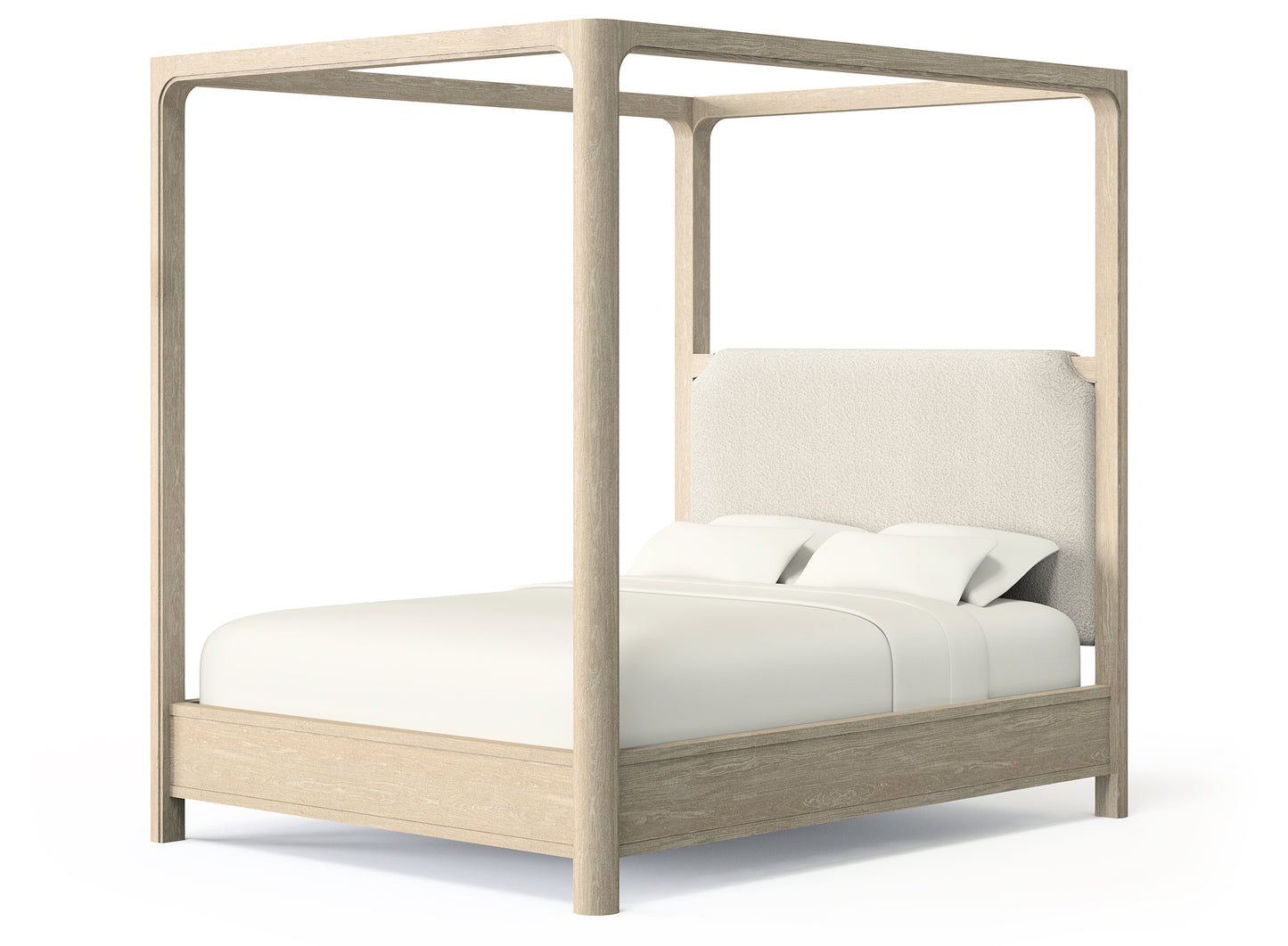Solano 85-inch Canopy Bed Weathered Mango
