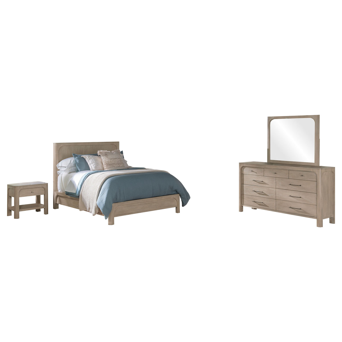 Solano 4-piece California King Bedroom Set Weathered Mango