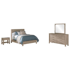 Solano 4-piece California King Bedroom Set Weathered Mango