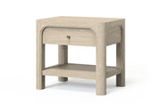 Solano 1-drawer Nightstand Bedside Table Weathered Mango
