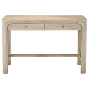 Solano 2-drawer Makeup Table Vanity Desk Weathered Mango