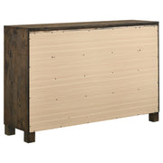 Juego de dormitorio Woodmont marrón dorado