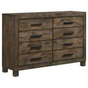 Juego de dormitorio Woodmont marrón dorado
