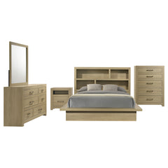 Hendricks 5-piece Queen Bedroom Set Light Oak