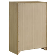 Hendricks 5-drawer Bedroom Chest of Drawers Light Oak
