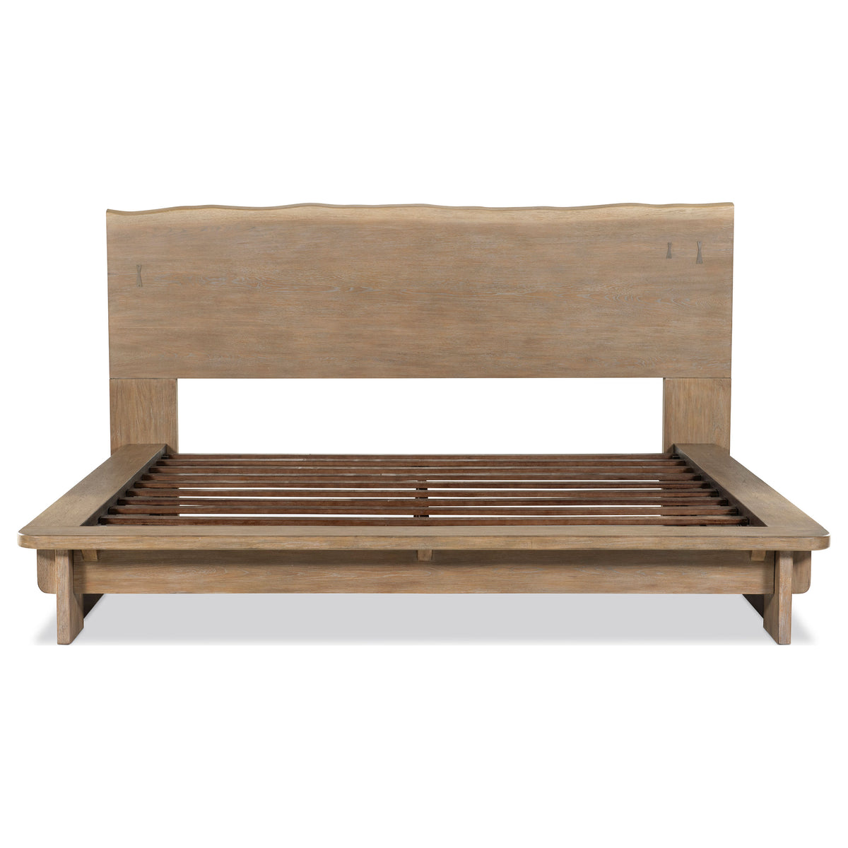 Stillwater Eastern King Platform Weathered Oak