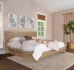 Stillwater California King Platform Weathered Oak