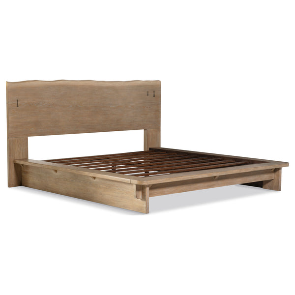 Stillwater California King Platform Weathered Oak