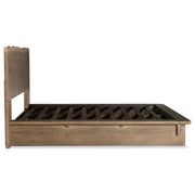Stillwater California King Platform Weathered Oak