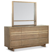 Stillwater Dresser with Mirror Weathered Oak