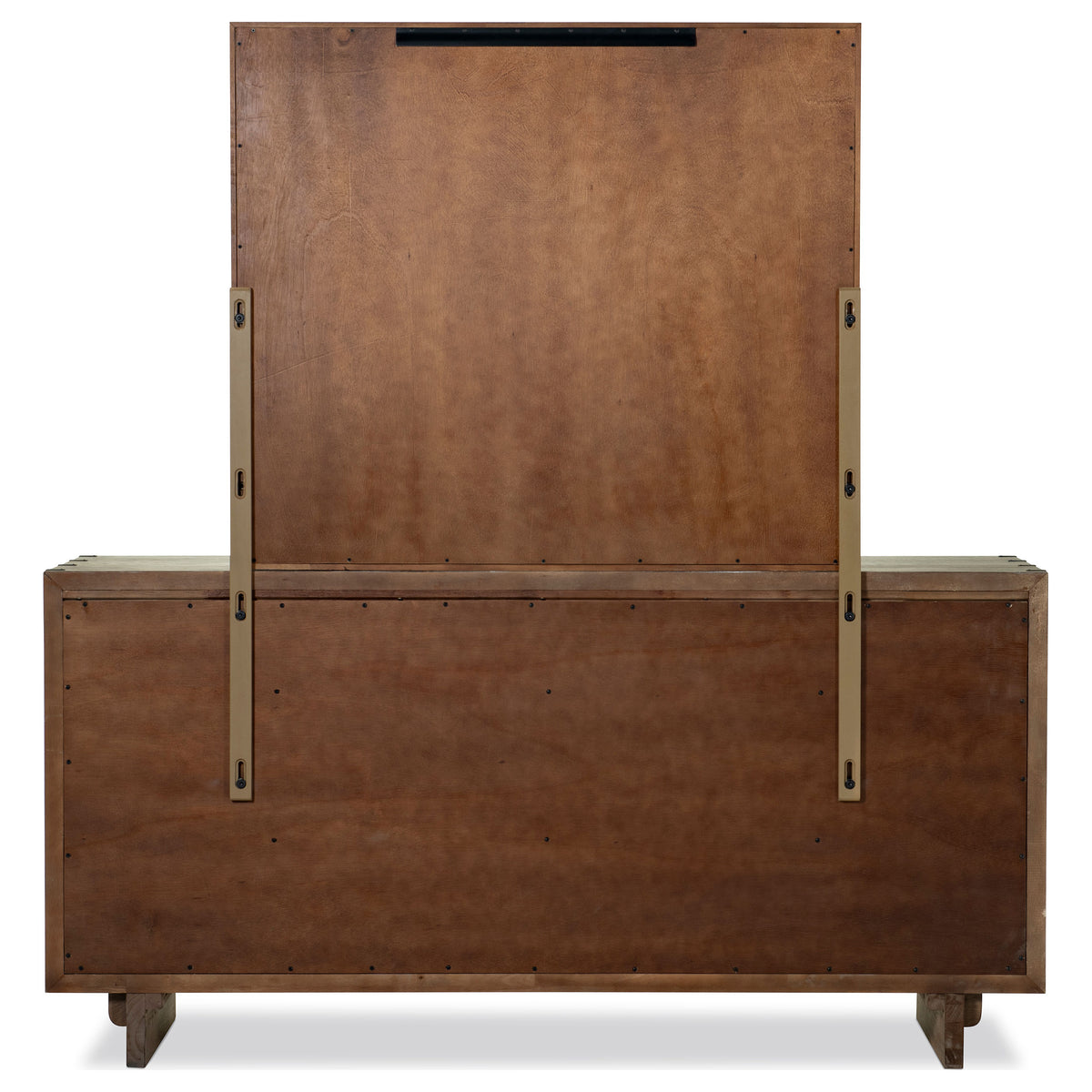 Stillwater Dresser with Mirror Weathered Oak