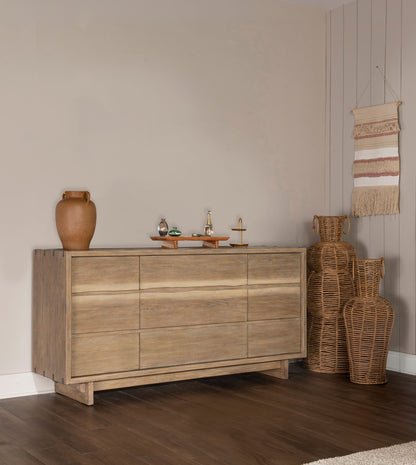 Stillwater 9-drawer Dresser Weathered Oak