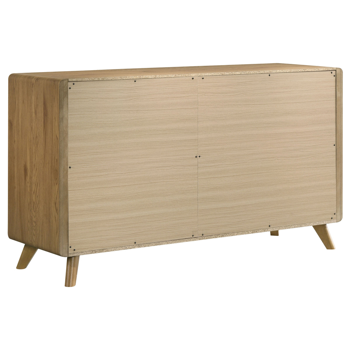 Bennett California King Upholstered 4-Piece Modern Bedroom Set Light Oak