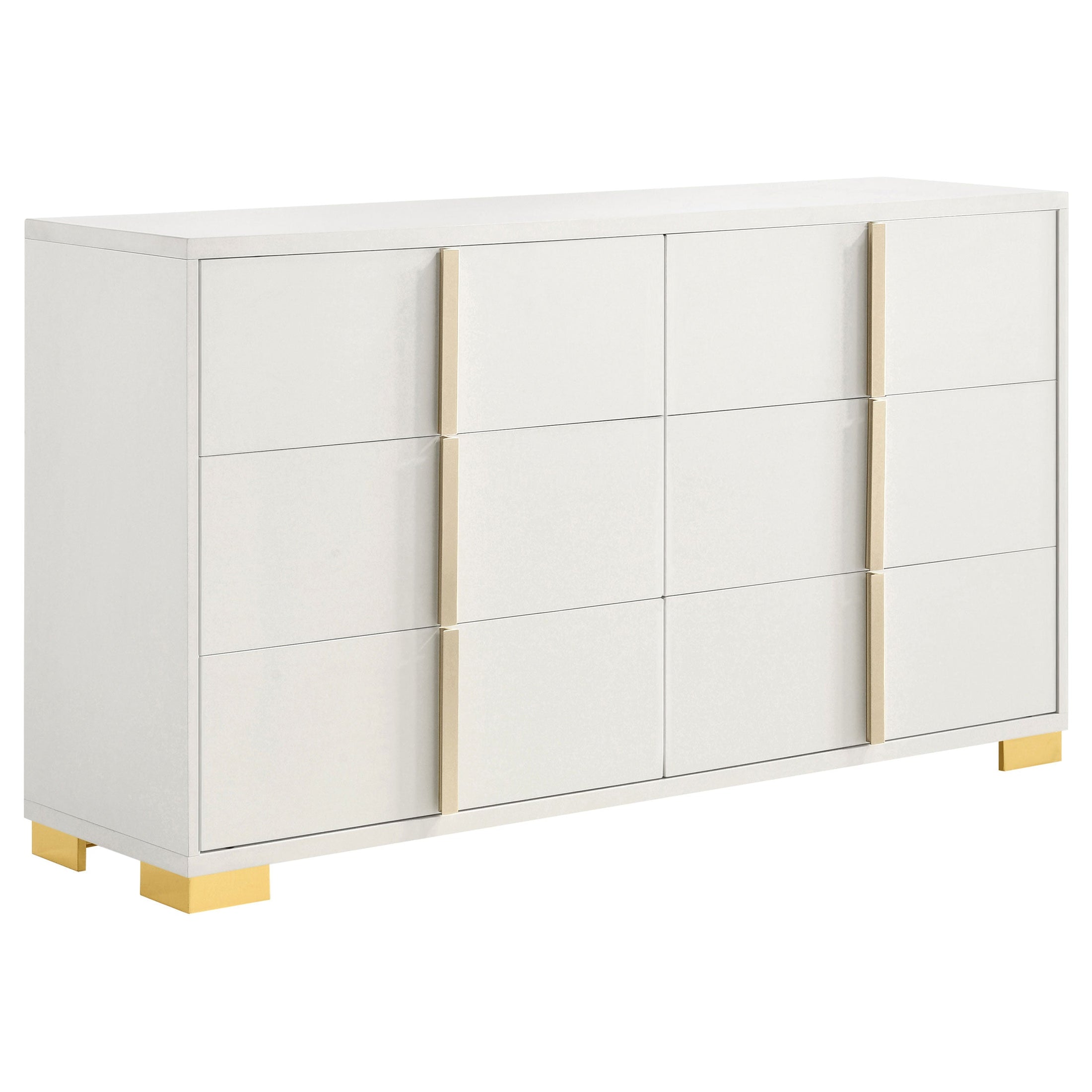 Marceline 6-drawer Dresser Black