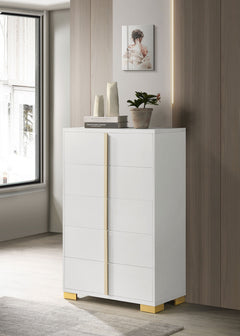 Marceline 5-drawer Bedroom Chest Black