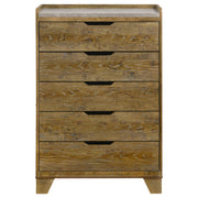 Henderson 5-drawer Bedroom Chest of Drawers Medium Oak