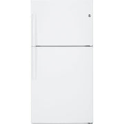GE 33-inch, 21.2 cu. ft. Top Freezer Refrigerator with Ice Maker GIE21GTHWW IMAGE 1