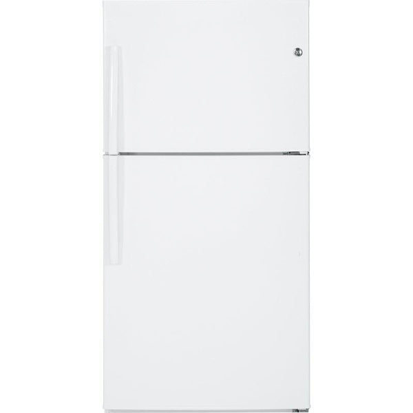 GE 33-inch, 21.2 cu. ft. Top Freezer Refrigerator with Ice Maker GIE21GTHWW