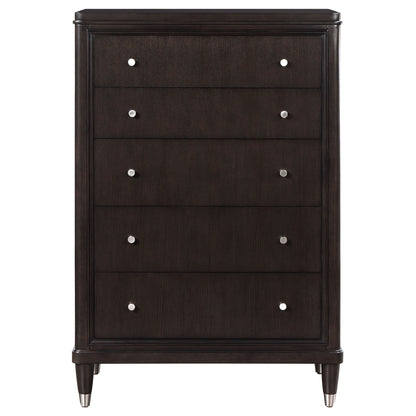 Emberlyn 5-Drawer Brown Bedroom Chest
