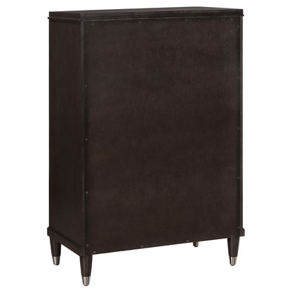 Emberlyn 5-Drawer Brown Bedroom Chest