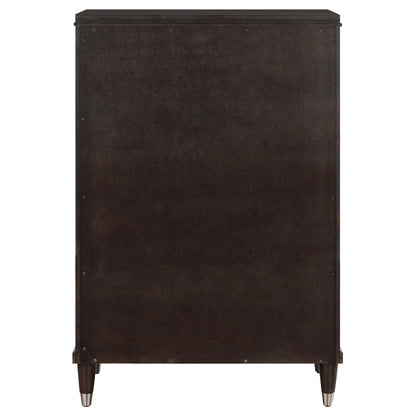 Emberlyn 5-Drawer Brown Bedroom Chest
