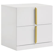 Ines  Bedroom Set Grey/Navy and White High Gloss