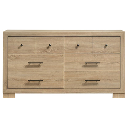 Arielle 6-drawer Bedroom Dresser Cabinet Light Oak