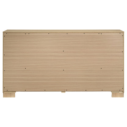 Arielle 6-drawer Bedroom Dresser Cabinet Light Oak