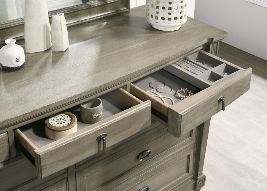 Alderwood 9-drawer Dresser