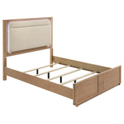 Leanne 4-piece Queen Bedroom Set Light Oak