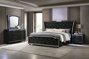 Lorient 4-piece California King Bedroom Set Black