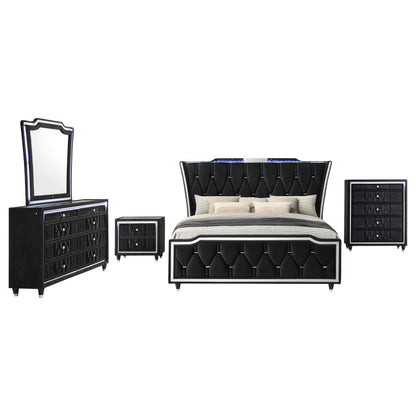Lorient 5-piece California King Bedroom Set Black