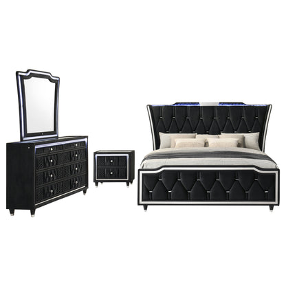 Lorient  Bedroom Set Black
