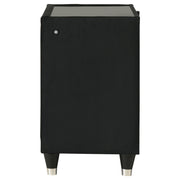 Lorient 2-drawer LED Nightstand with USB Black